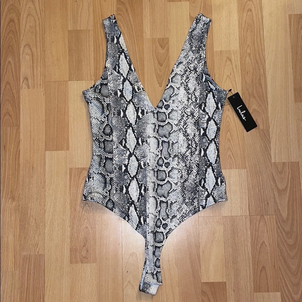 Lulus Snake Skin Body Suit